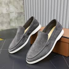 LOROPIANA SHOES SUEDE LEATHER
