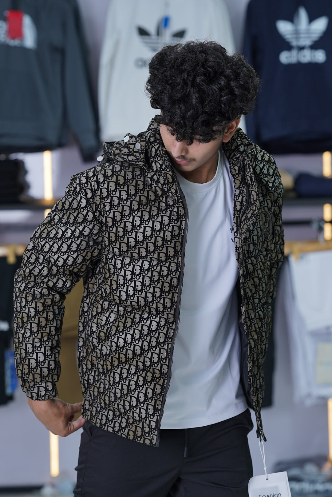 DIOR PUFFER JACKET MADE IN VEITNAM