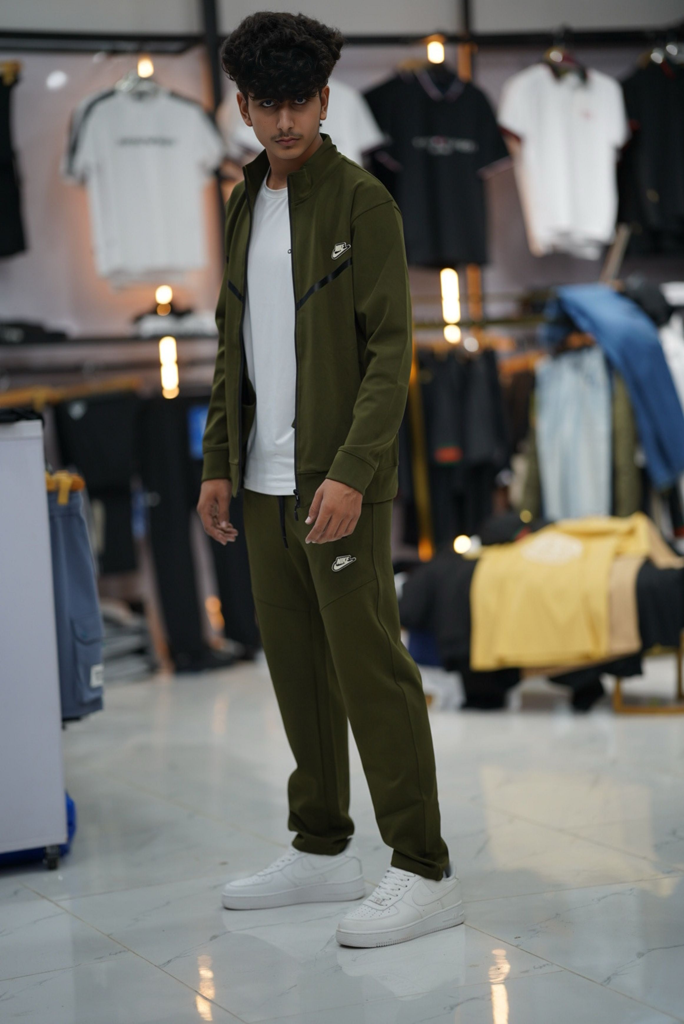 NIKE SILICONE LOGO ELASTIC TRACKSUIT