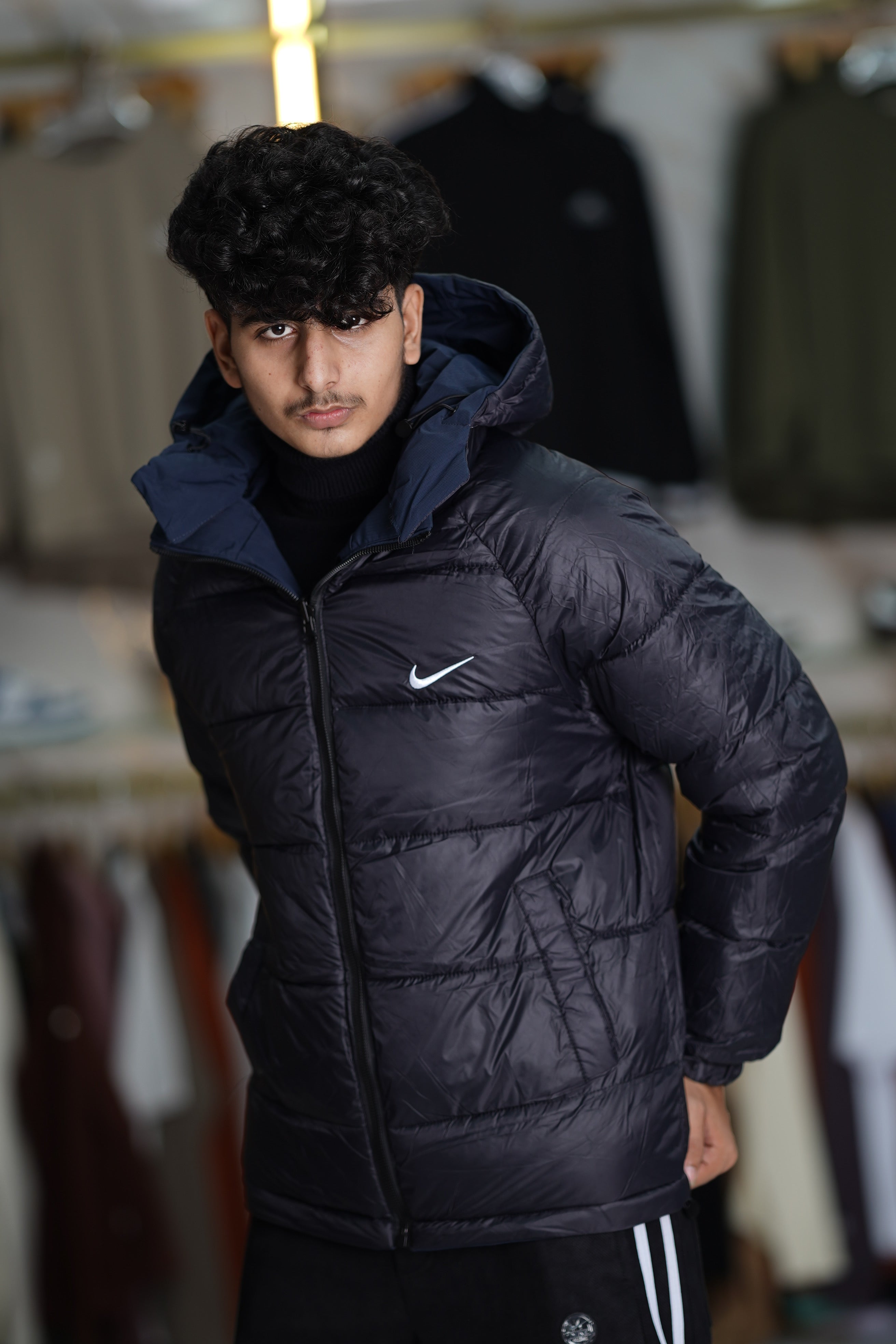 ADDIDAS  DOUBLE SIDE PUFFER JACKET MADE IN VEITNAM
