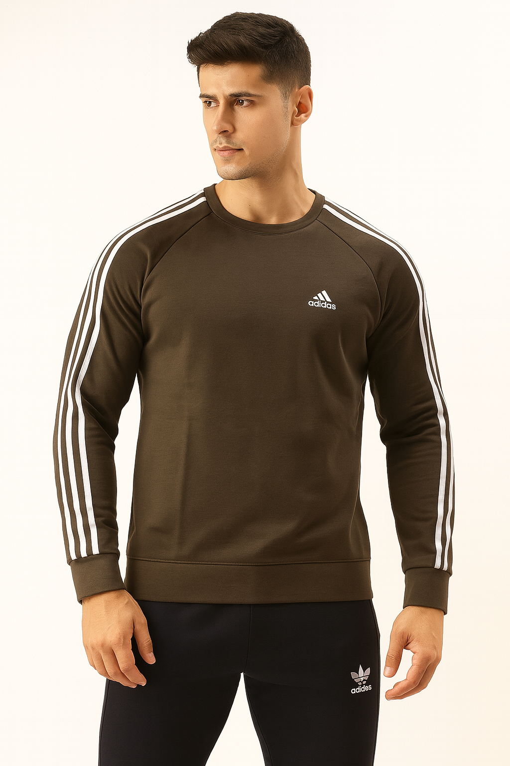 ADIDS PREMIUM SWEAT IN STRIPES