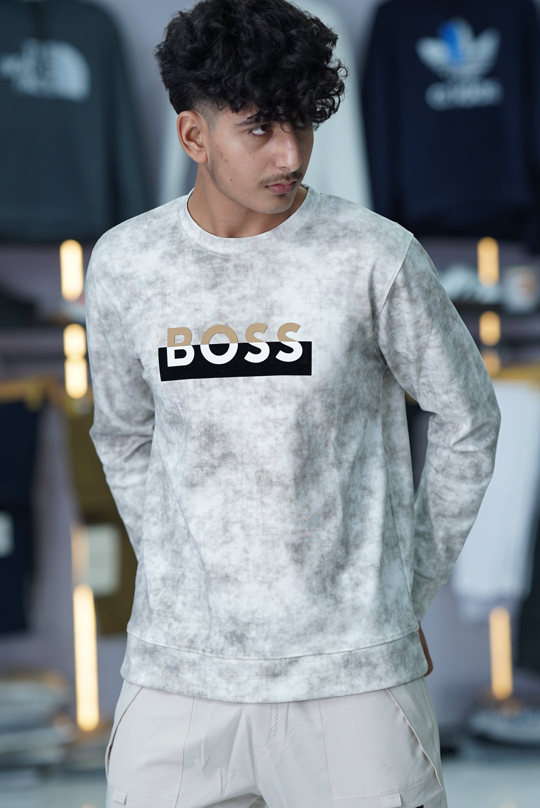 HUGO BOSS 100% HYBRID SWEAT SHIRT