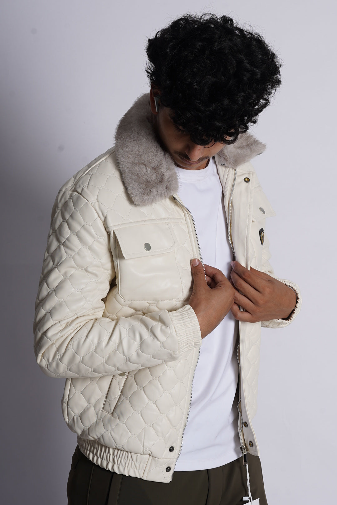 PRADA IMPORTED LEATHER JACKET