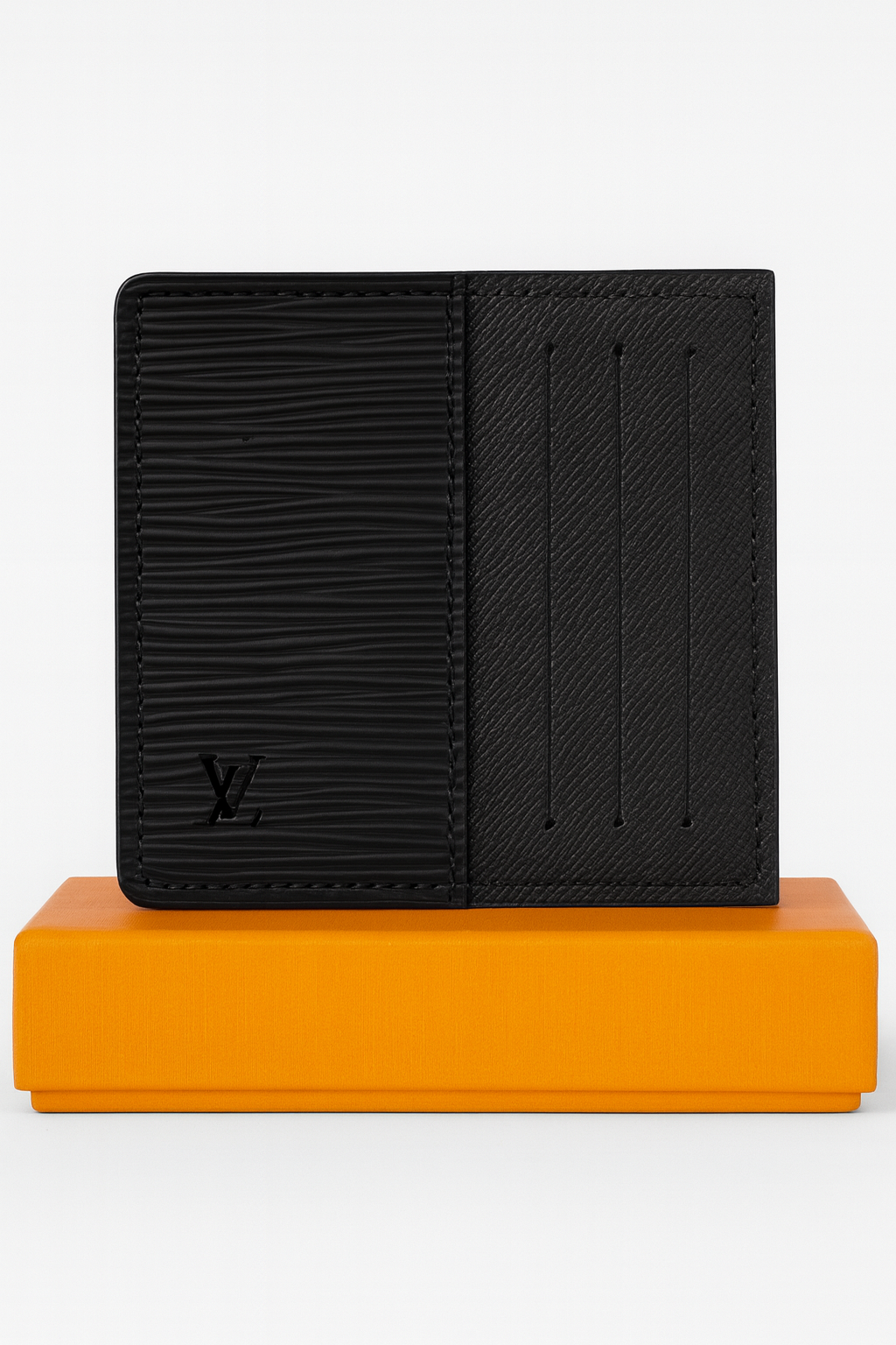 CARD HOLDER LV TEXTURED