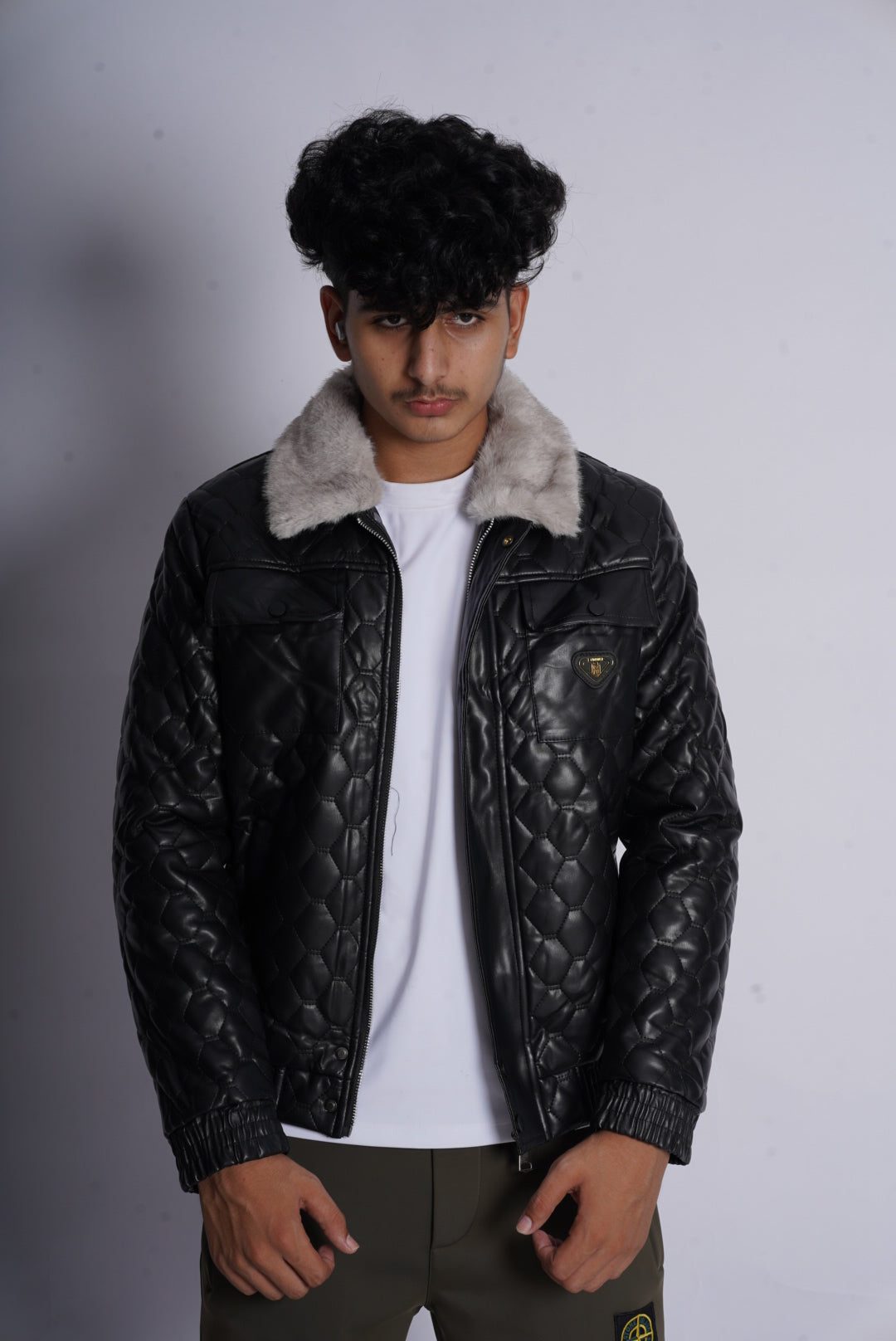 PRADA IMPORTED LEATHER JACKET