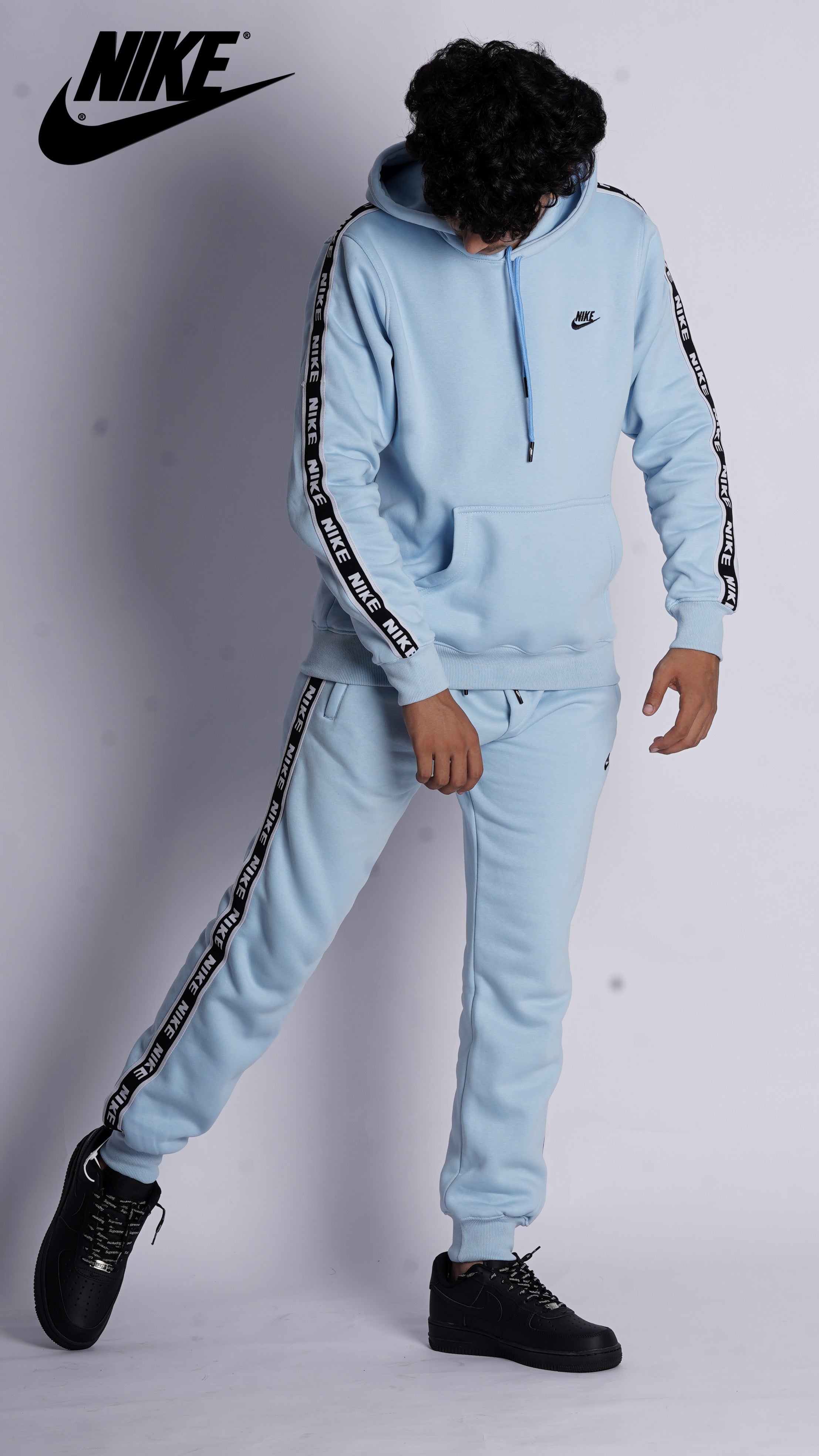 NIKE 100% HYBRID COTTON FLEECE TRACKSUIT