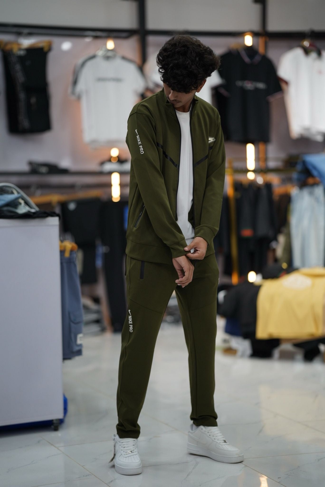 NIKE SILICONE LOGO ELASTIC TRACKSUIT