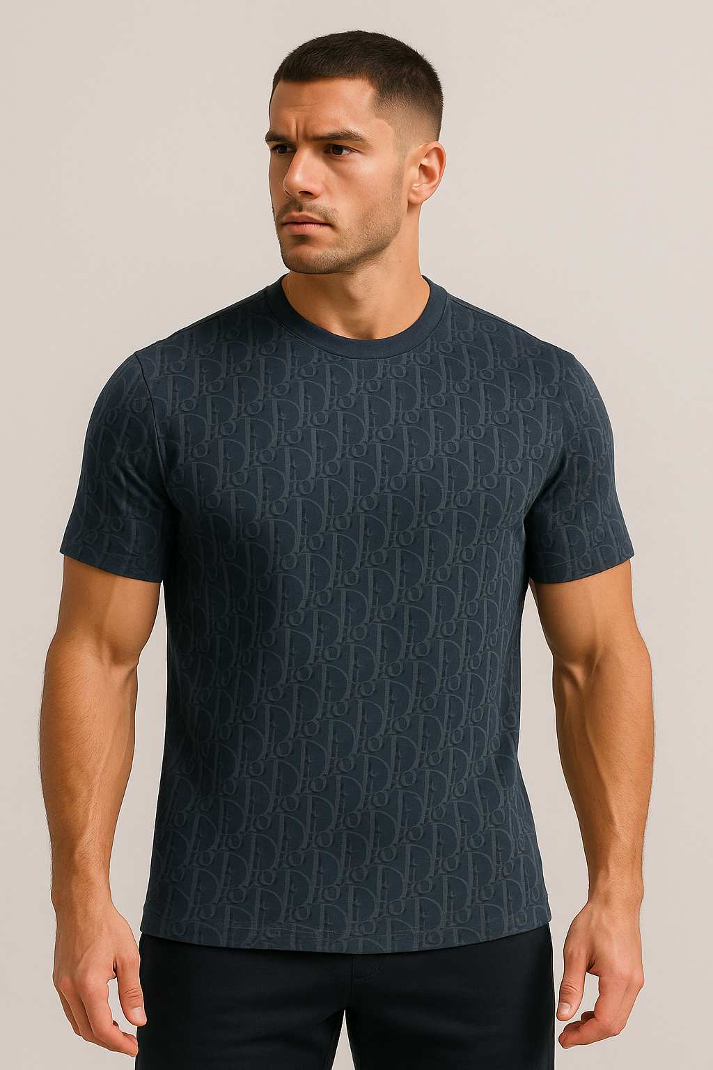 DOIR ENGRAVED FABRIC TSHIRT