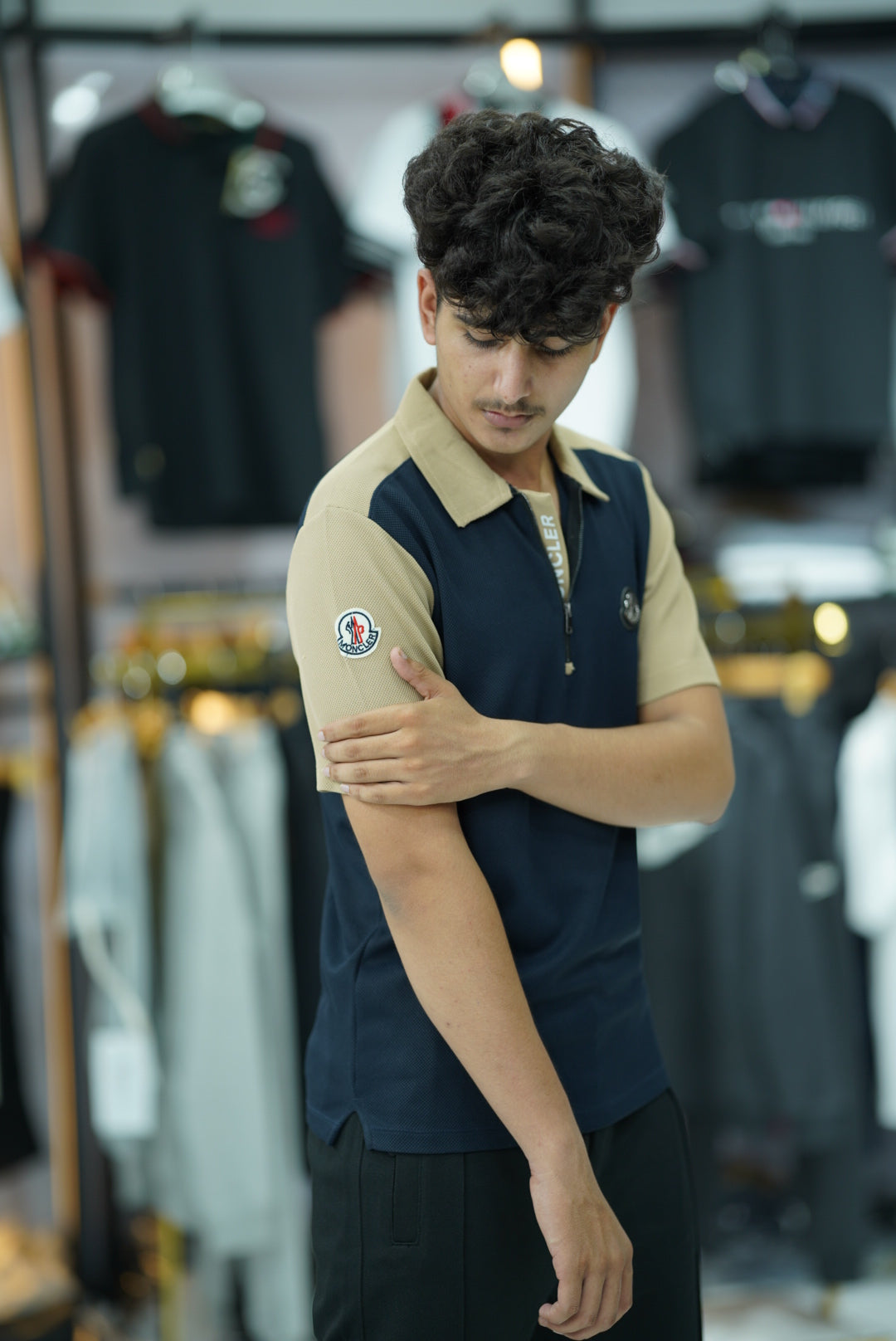 MONCLR PREMIUM FABRIC COLLAR SHIRT