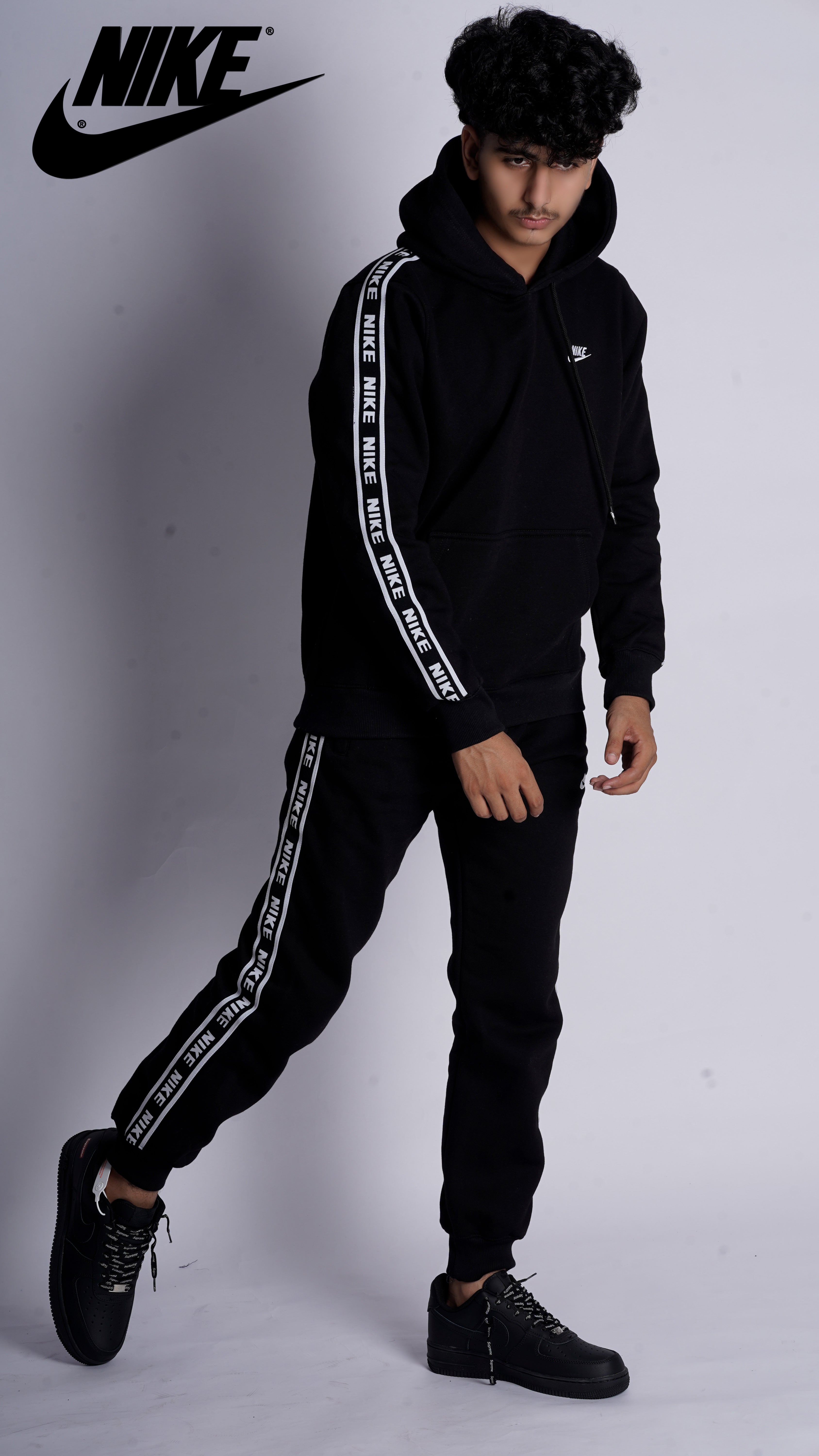NIKE 100% HYBRID COTTON FLEECE TRACKSUIT