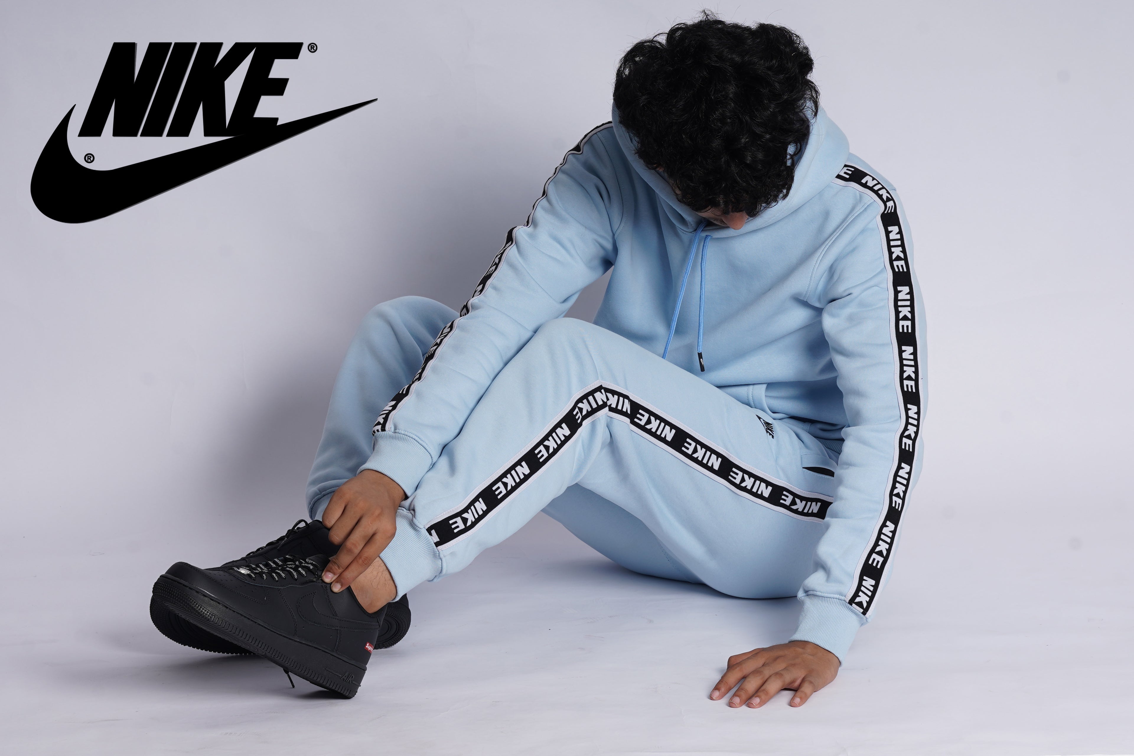 NIKE 100% HYBRID COTTON FLEECE TRACKSUIT