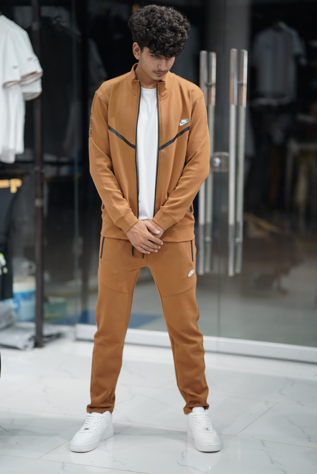 NIKE SILICONE LOGO ELASTIC TRACKSUIT