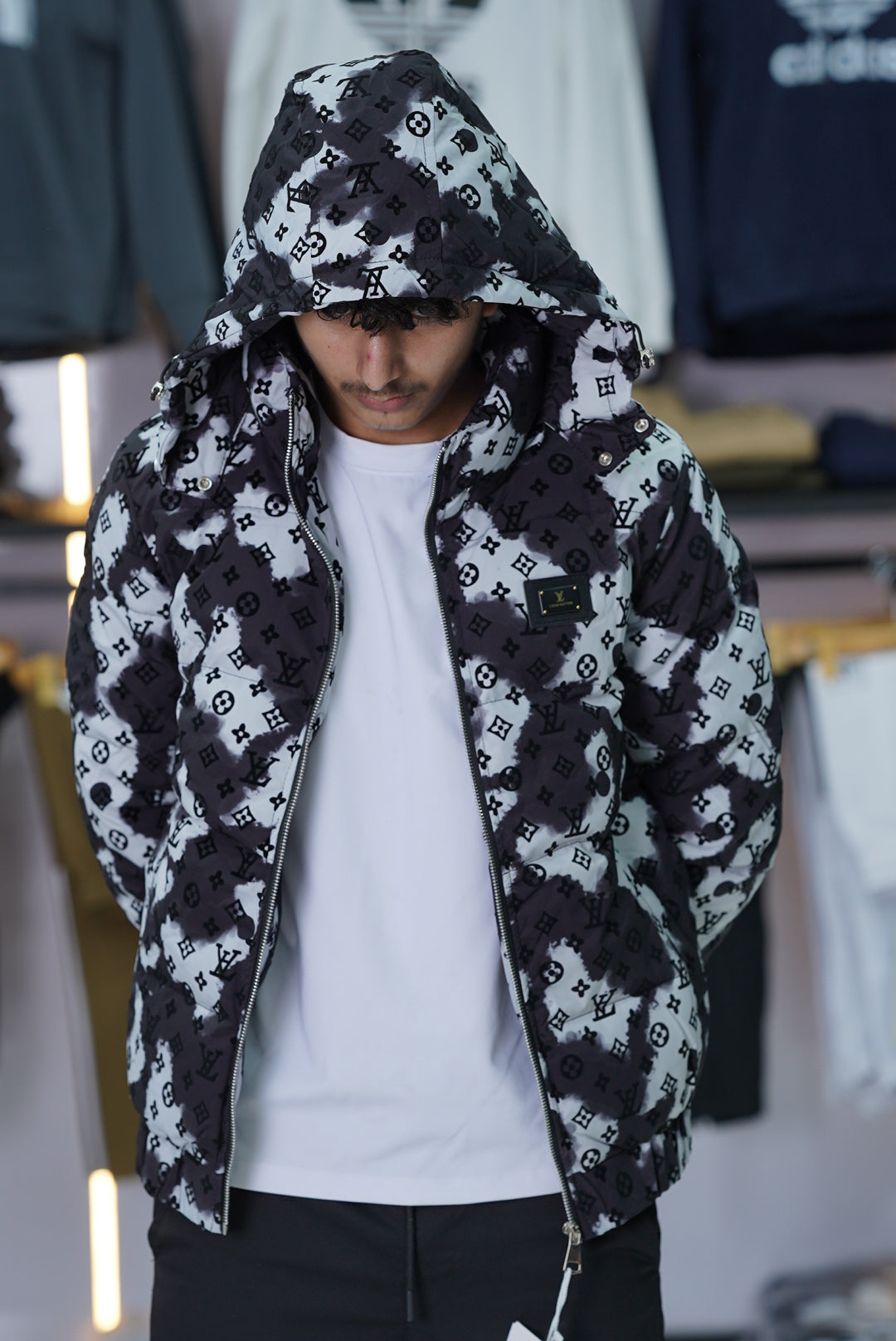 LV PUFFER JACKET MADE IN VEITNAM