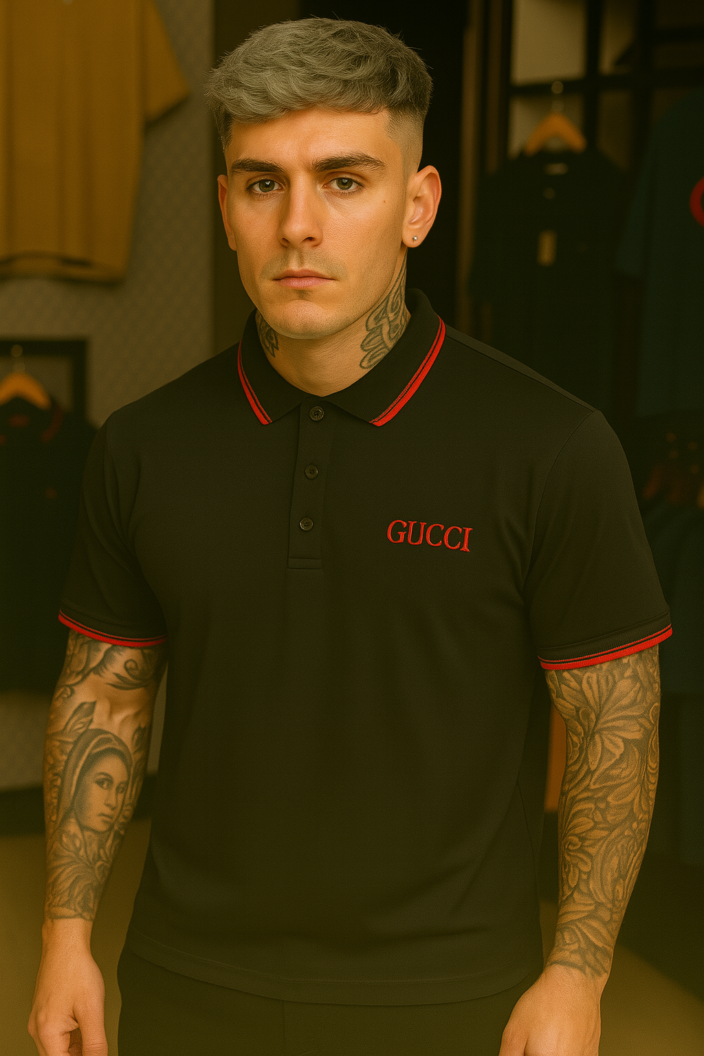 GUCCI COLLAR SHIRT
