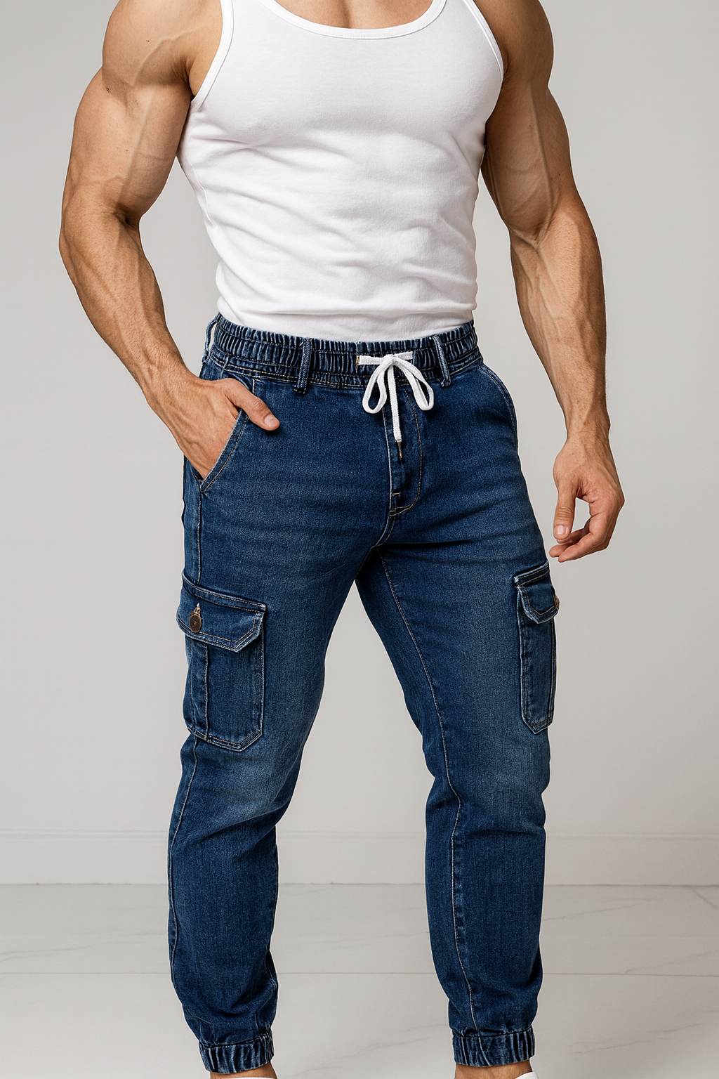 ONE WAY DENIM ELASTIC JERNS IMPORTED PENT