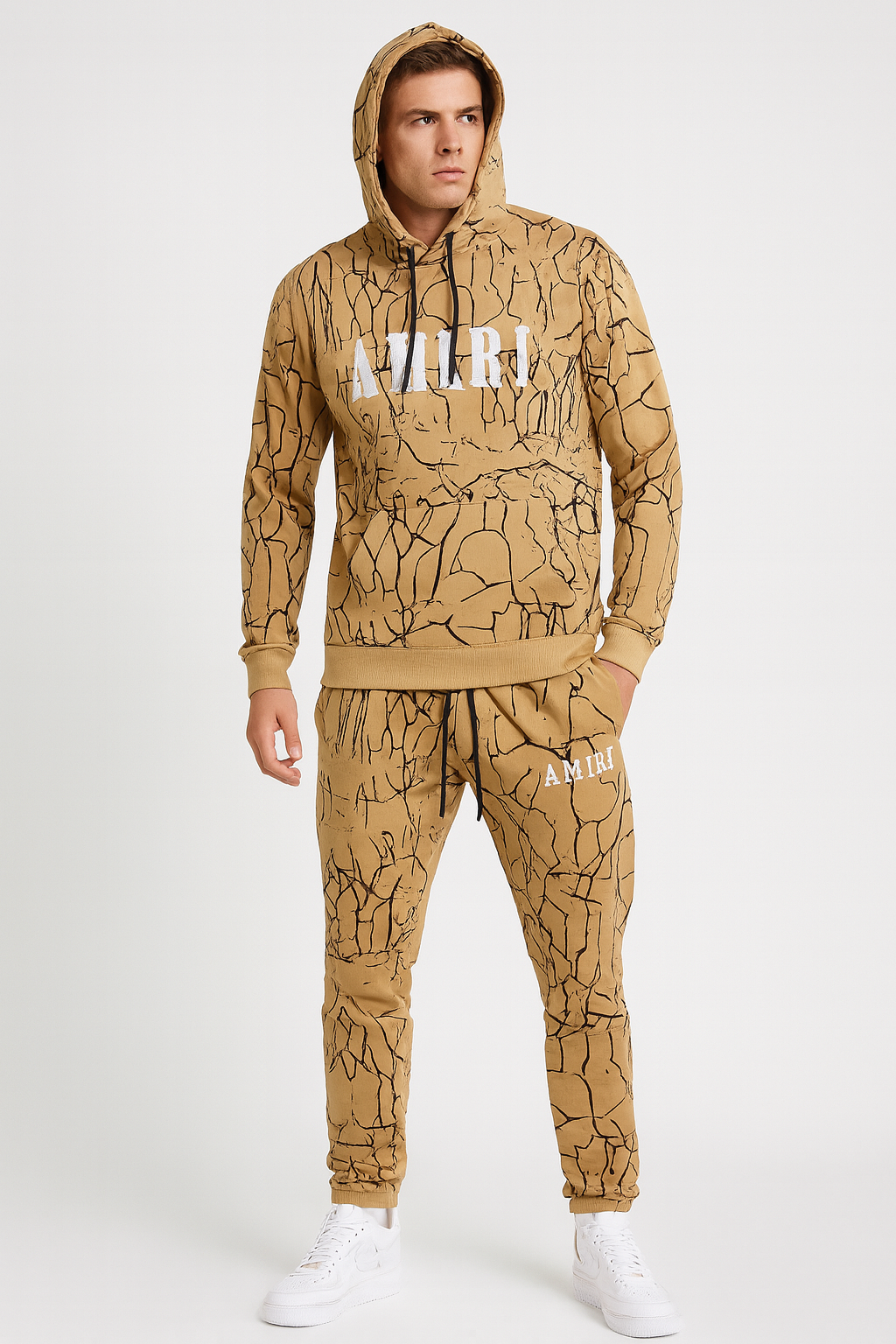 AMIRI COTTON FLEECE IMPORTED TRKSUIT