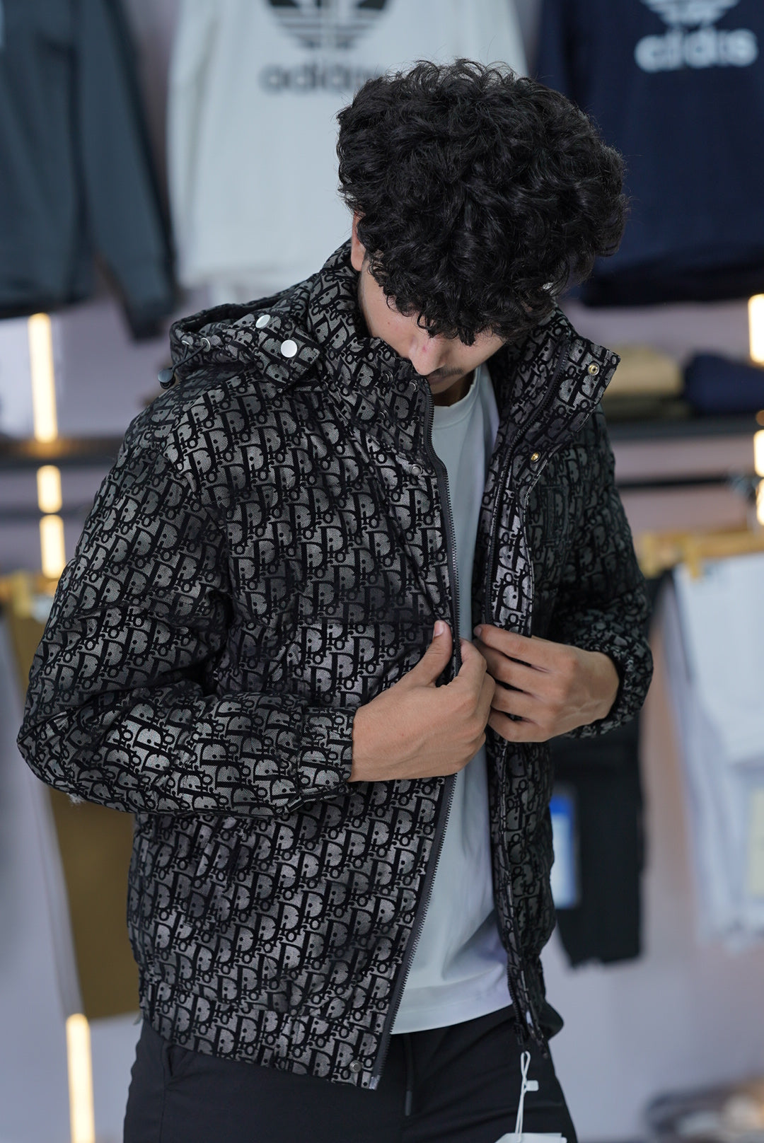 DIOR PUFFER JACKET MADE IN VEITNAM