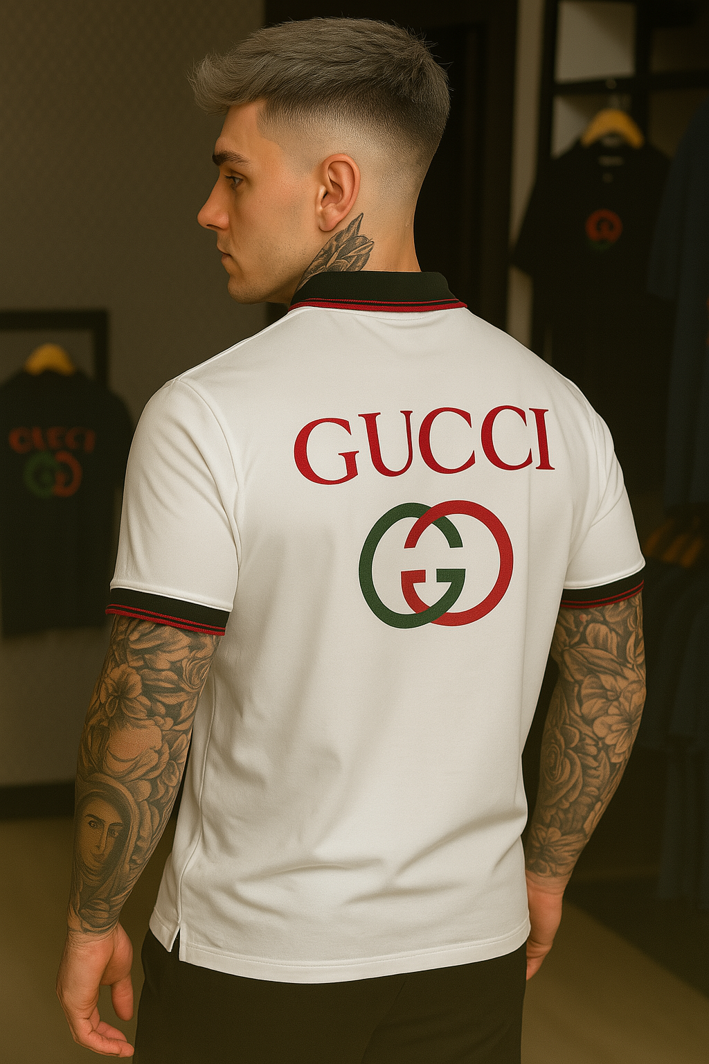 GUCCI COLLAR SHIRT