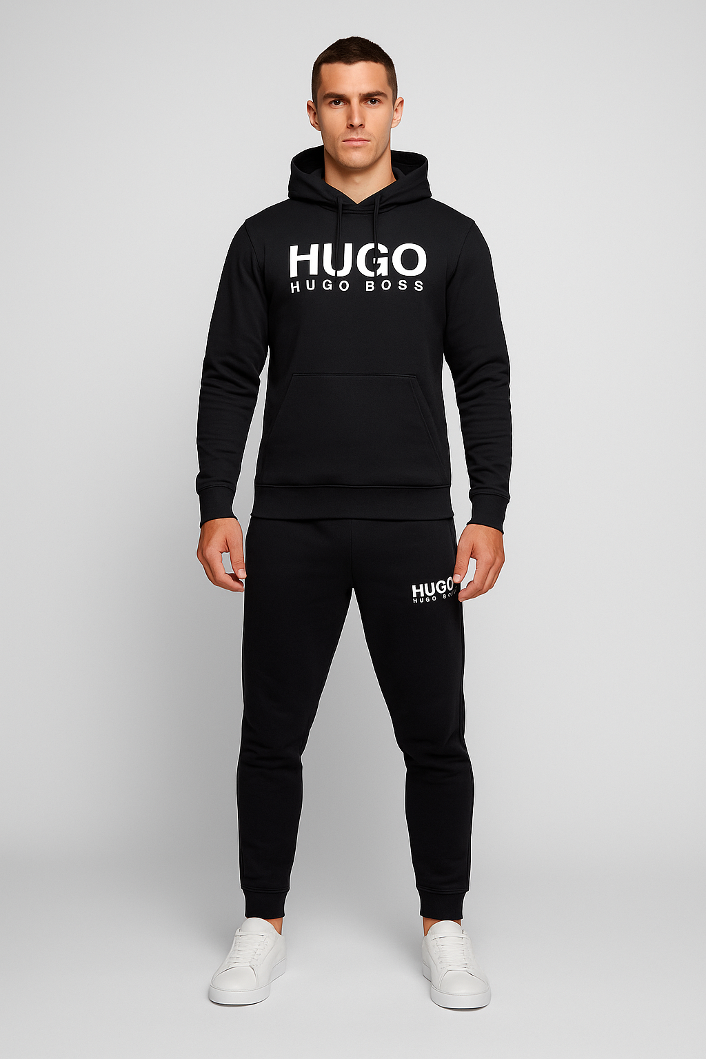 HUGGO BOS COTTON FLECE  TRACKSUIT
