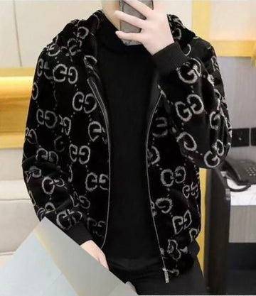 GUCCI IMPORTED FUR ZIPPER HOOD