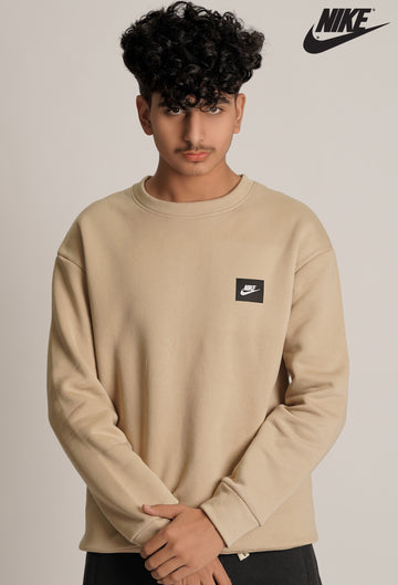 NIKE IMPORTED COTTON FLECE SWEATSHIRT
