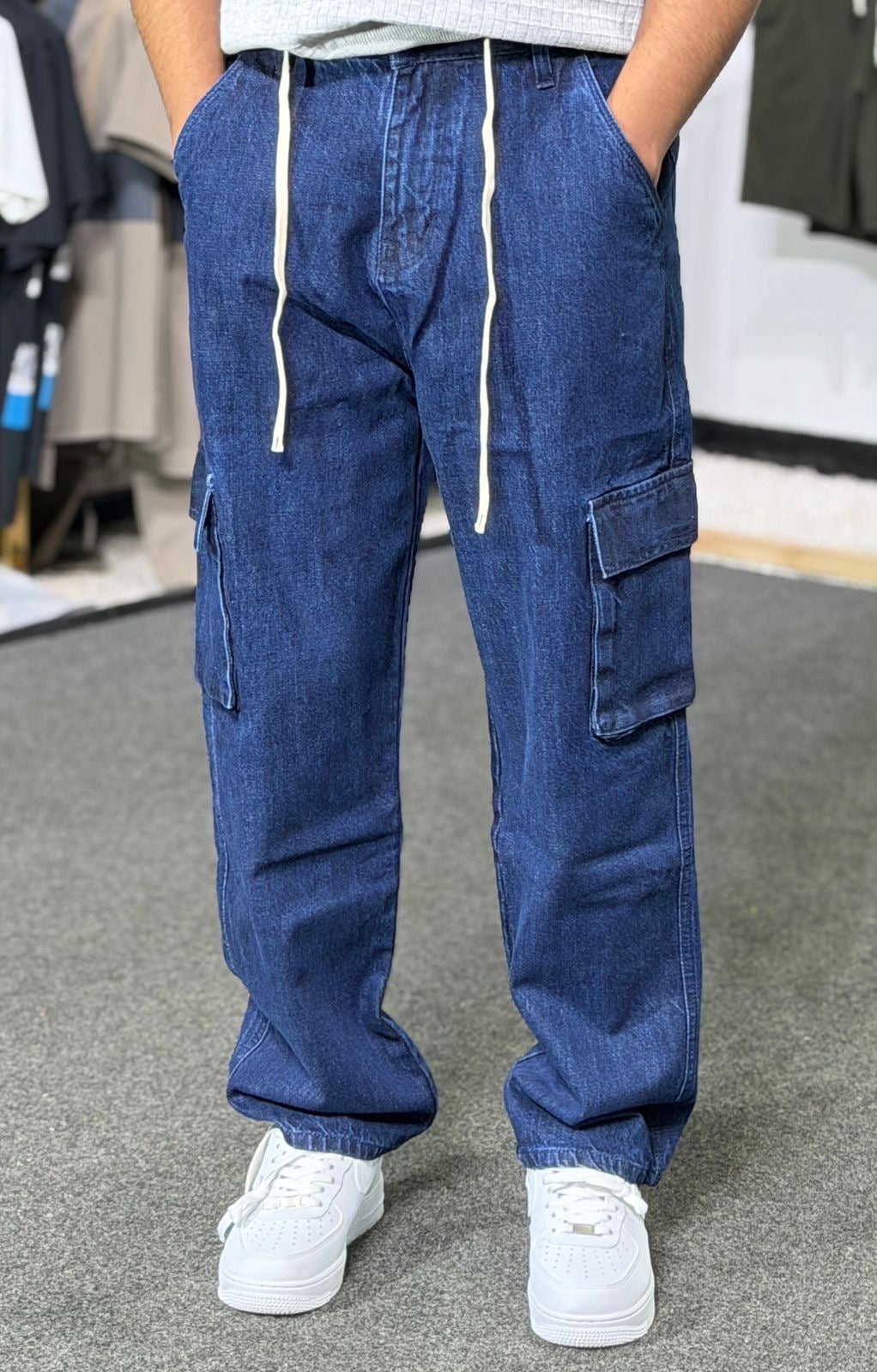 ARMANI 6 POCKET BAGGY JEANS