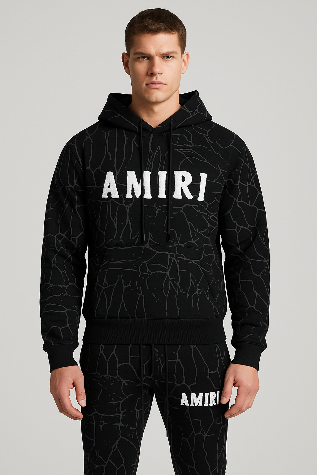AMIRI COTTON FLEECE IMPORTED TRKSUIT