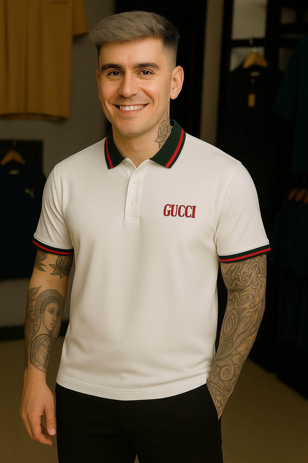 GUCCI COLLAR SHIRT