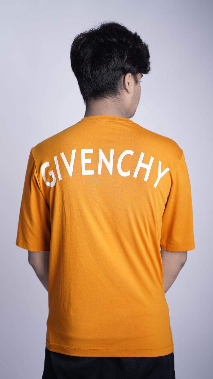 GIVENCHE PRINTED SLOGAN OVER SIZED T-SHIRT