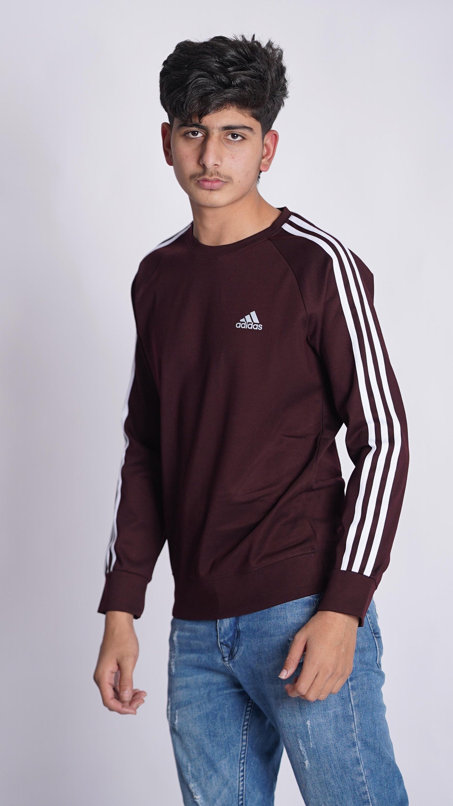 ADIDS PREMIUM SWEAT IN STRIPES