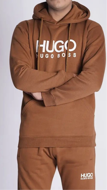 BOSS HUGO 100% HYBRID FLEECE HOOD