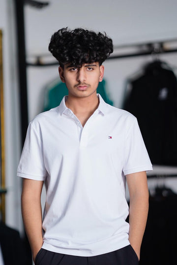TOMMY 100% HYBRID COTTON POLO SHIRT