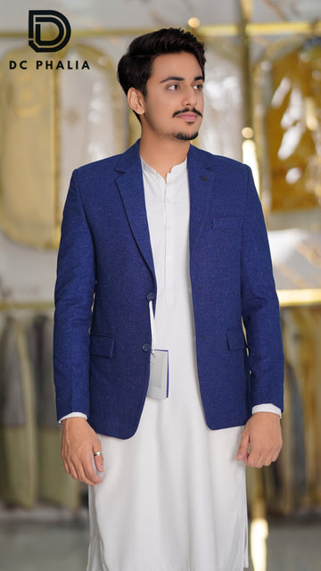 ROYAL BLUE PREMIUM LUXURY COAT