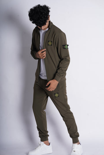 STONE ISLAND NYLON BONDED ZIPPER TRACK SUIT