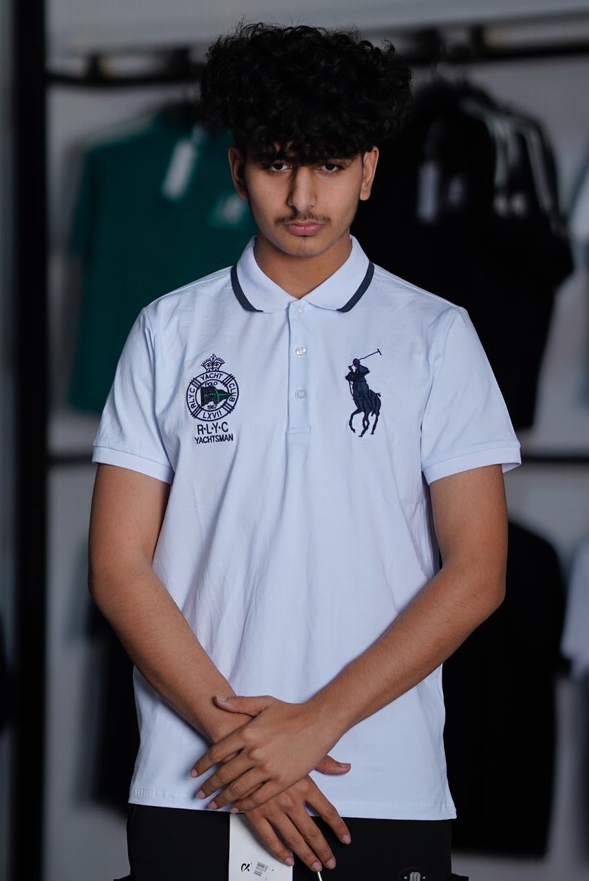 RLYC 100% HYBRID COTTON POLO SHIRT