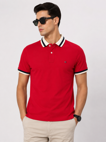 TOMMY COTTON PK 100% HYBRID COLLAR SHIRT