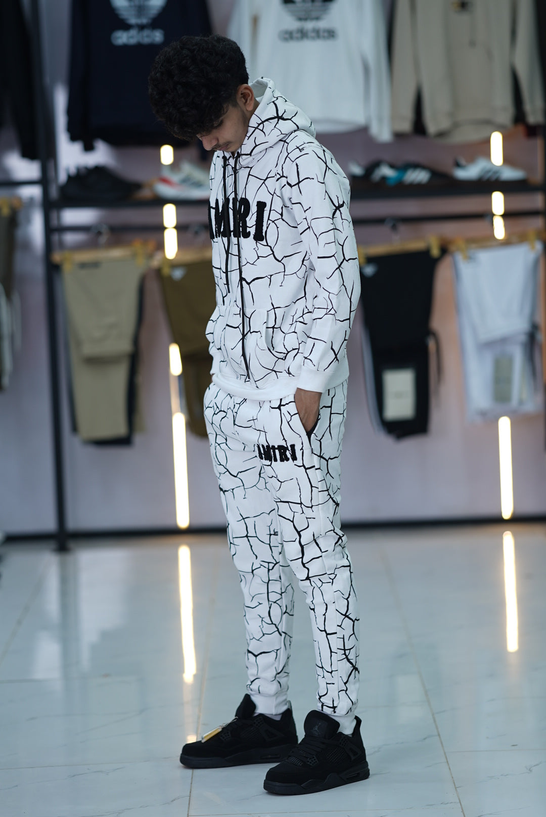AMIRI COTTON FLEECE TRACKSUIT