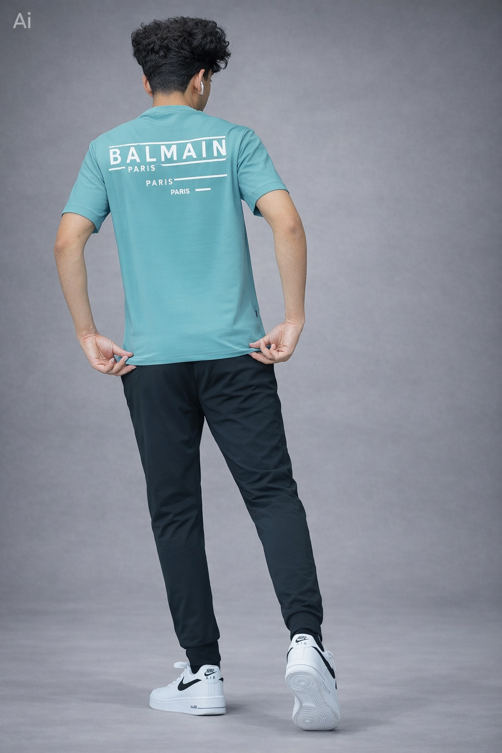balmain original fabric tracksuit