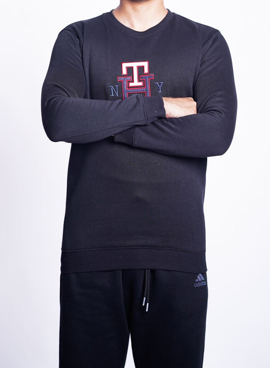 TOMI PANELED SWEAT SHIRT COTTON FLEECE