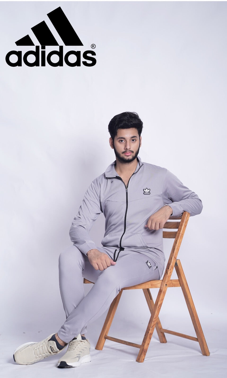 ADIDS DRY FIT SILICONE LOGO TRACKSUIT