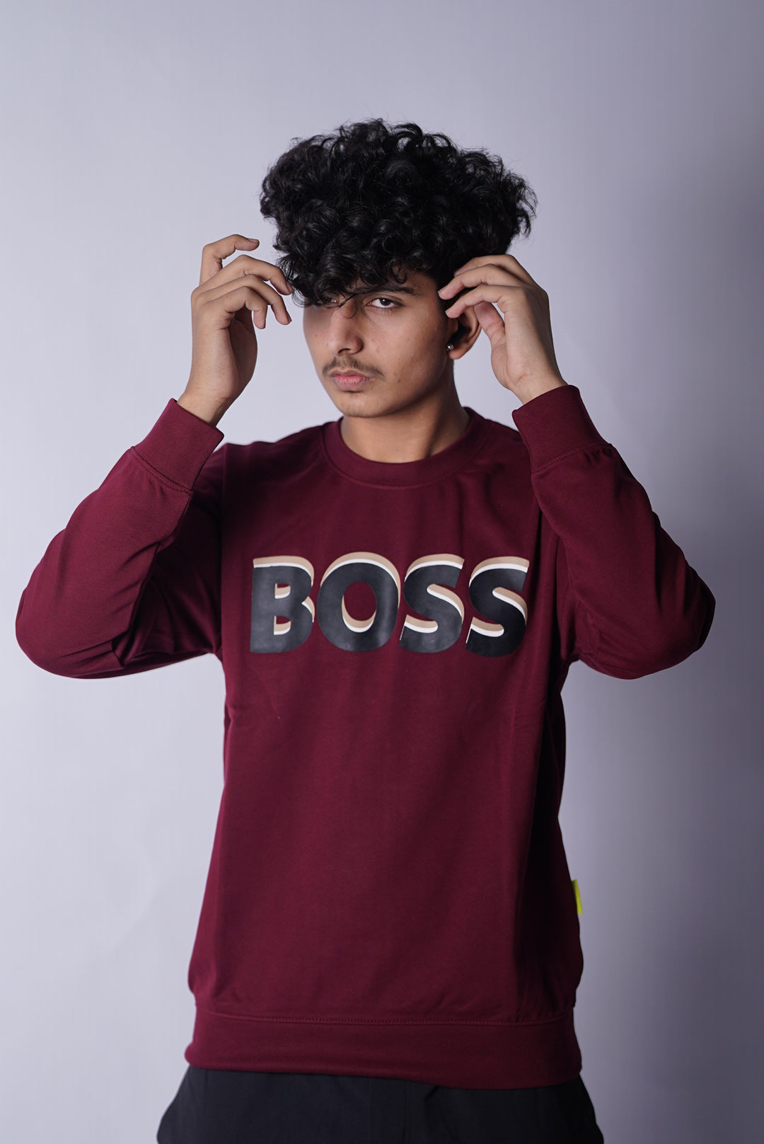 BOSS FRENCH TERRY SWEAT SHIRT