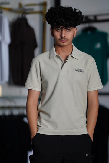 LOUIS VETAN EMBROIDED COTTON PK POLO SHIRT