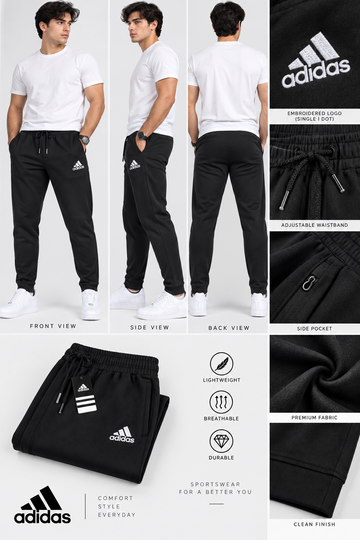 ADIDAS 100% COTTON HYBRID TROUSER