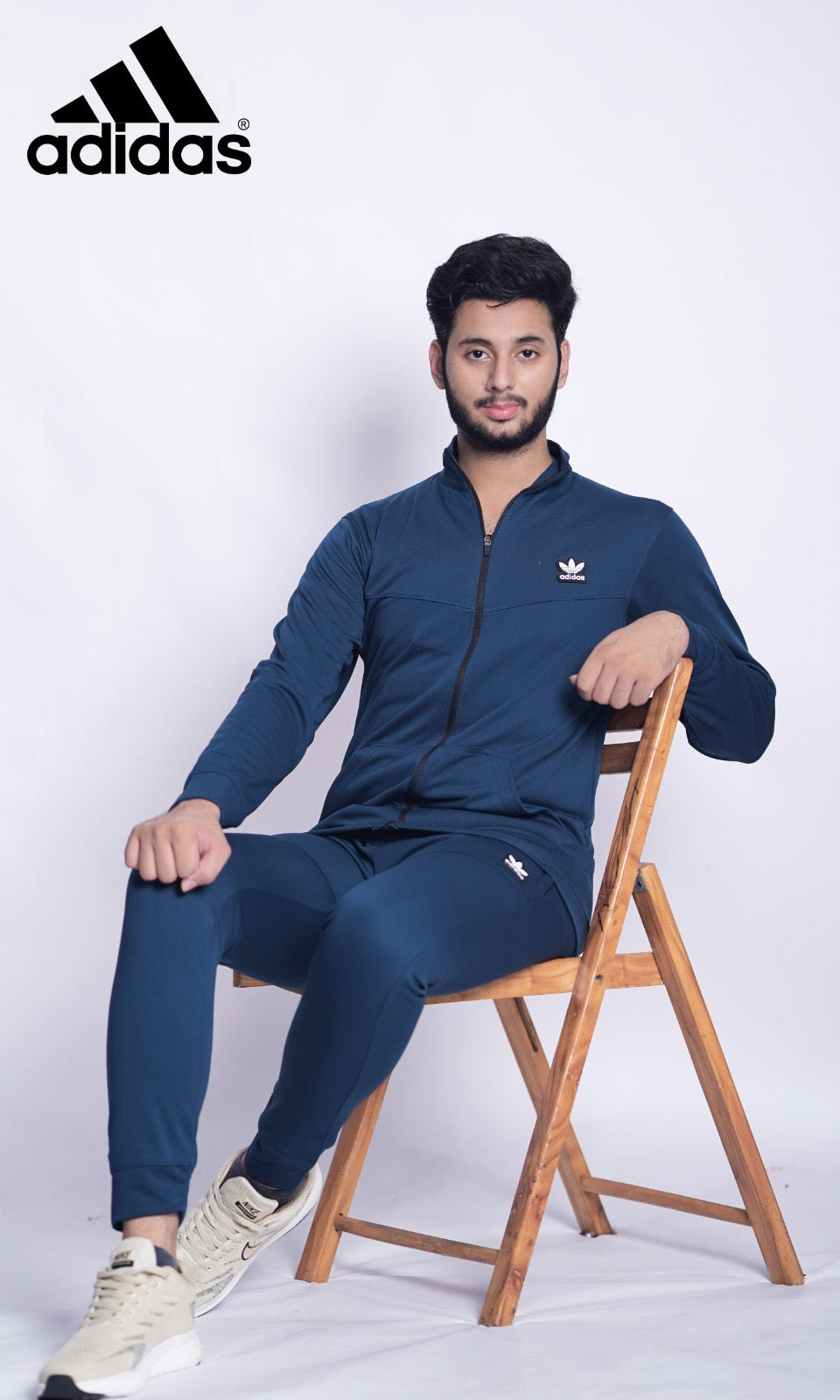 ADIDS DRY FIT SILICONE LOGO TRACKSUIT