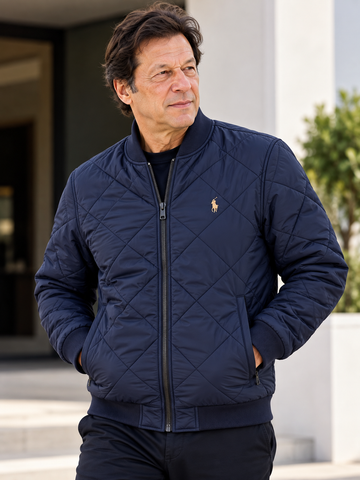 POLO PUFFER BAN COLLAR JACKET