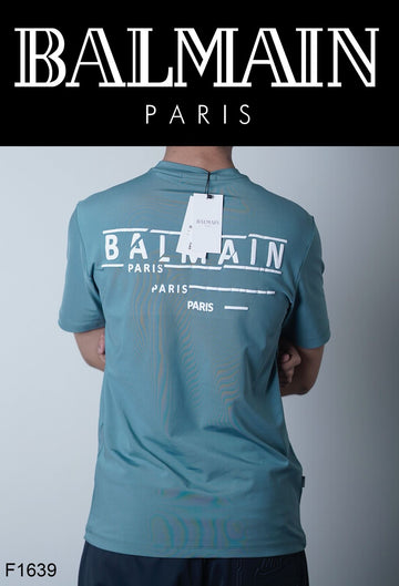 BALMAIN 100% COTTON T SHIRT