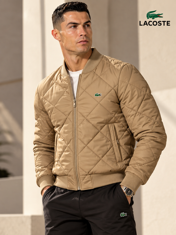 LACOSTA PUFFER BAN COLLAR JACKET