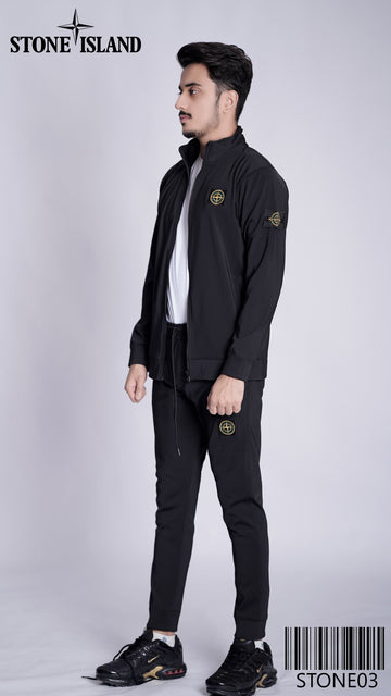 STONE ISLAND NYLON BONDED ZIPPER TRACK SUIT