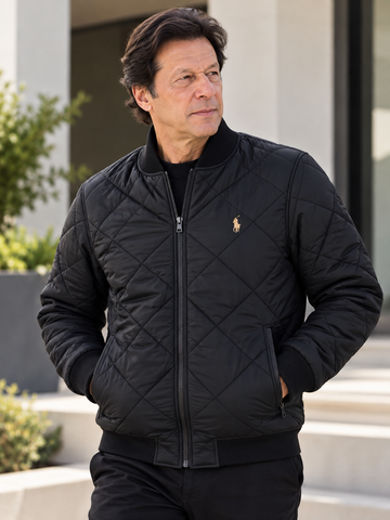POLO PUFFER BAN COLLAR JACKET