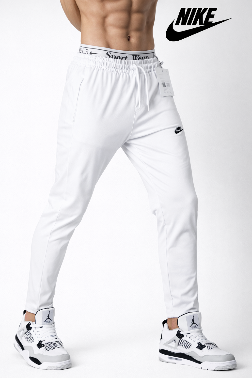 NIKE EMBROID LOGO IMPORTED TROUSER